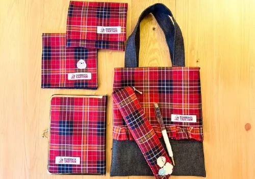 函館タータンを使用した作品
