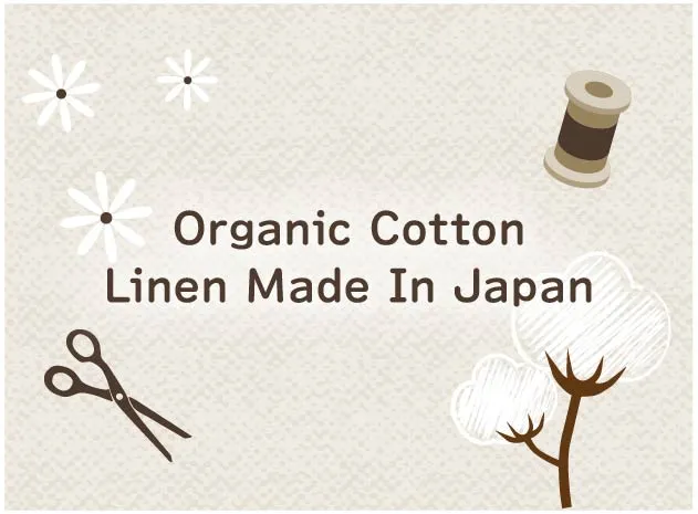 Organic Cotton Linen Made In Japan